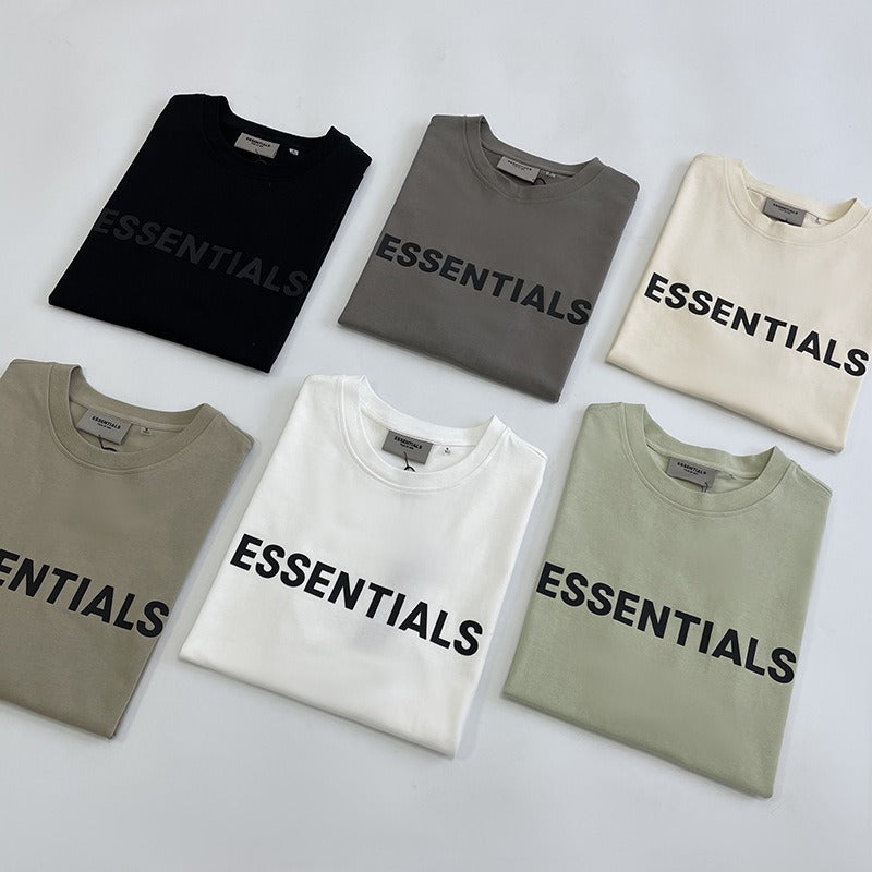 FEAR OF GOD ESSENTIALS Chest Letter High Street Short Sleeve T shirt