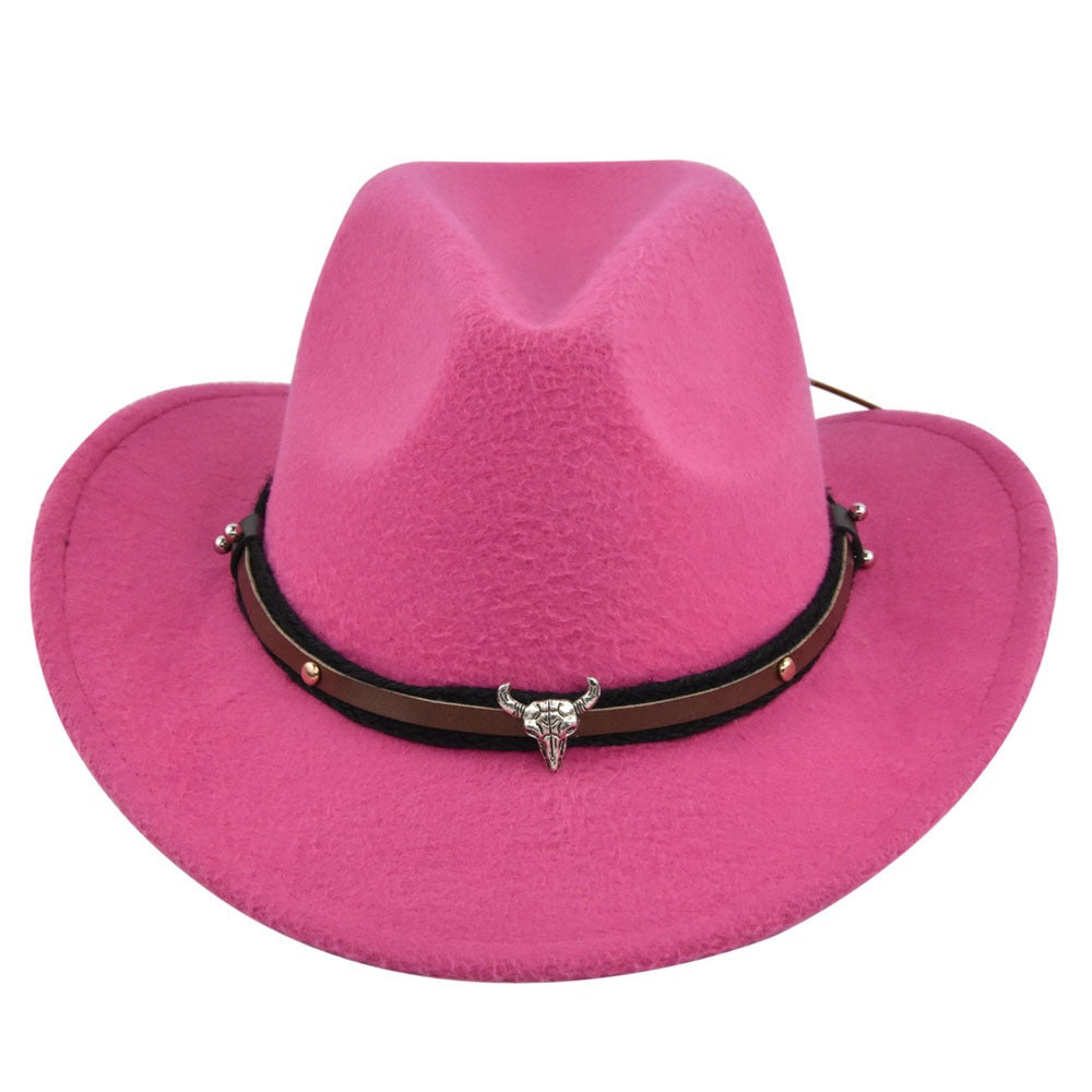Cow head Western Denim Hat