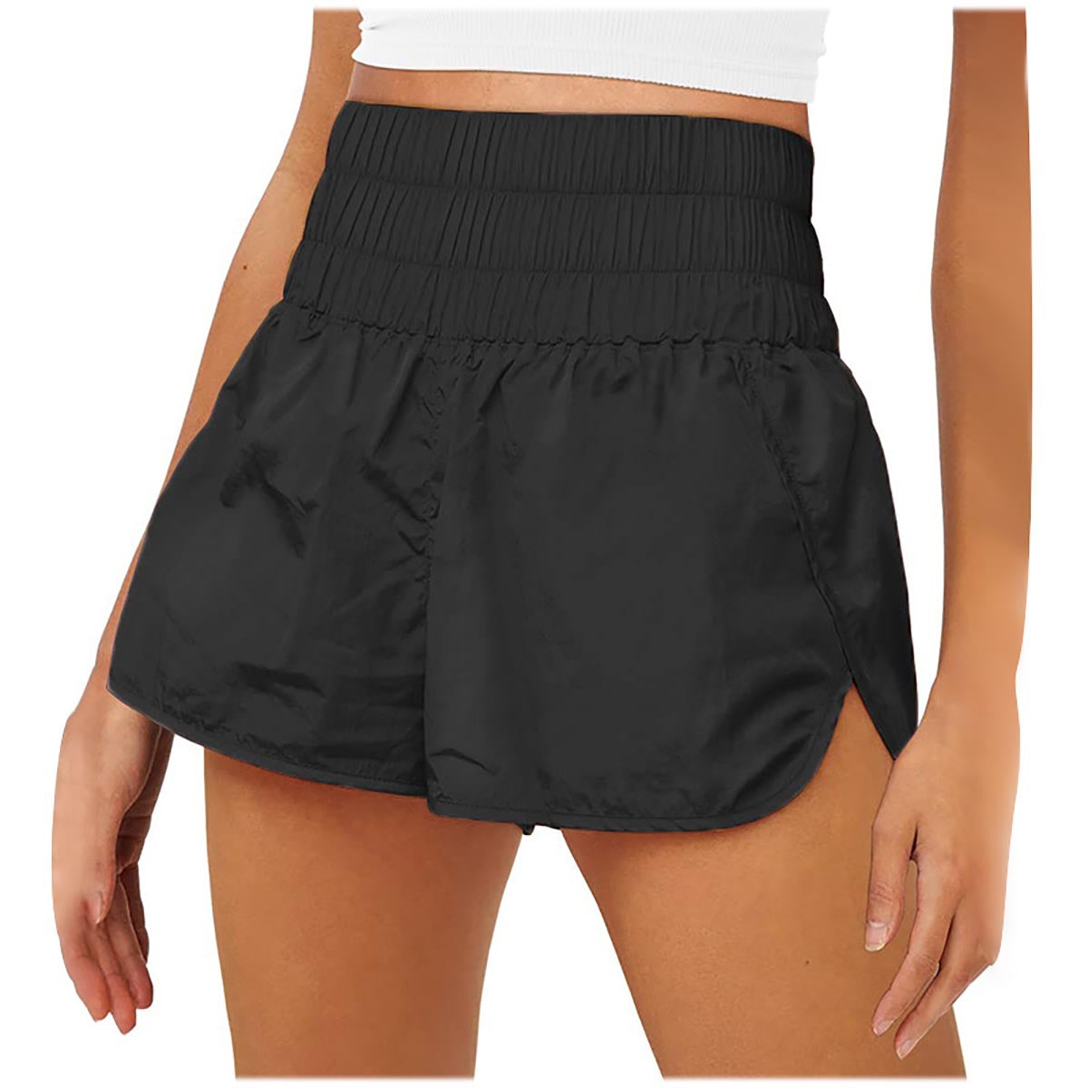 New Elastic High Waist Sports Breathable Quick-Drying Shorts