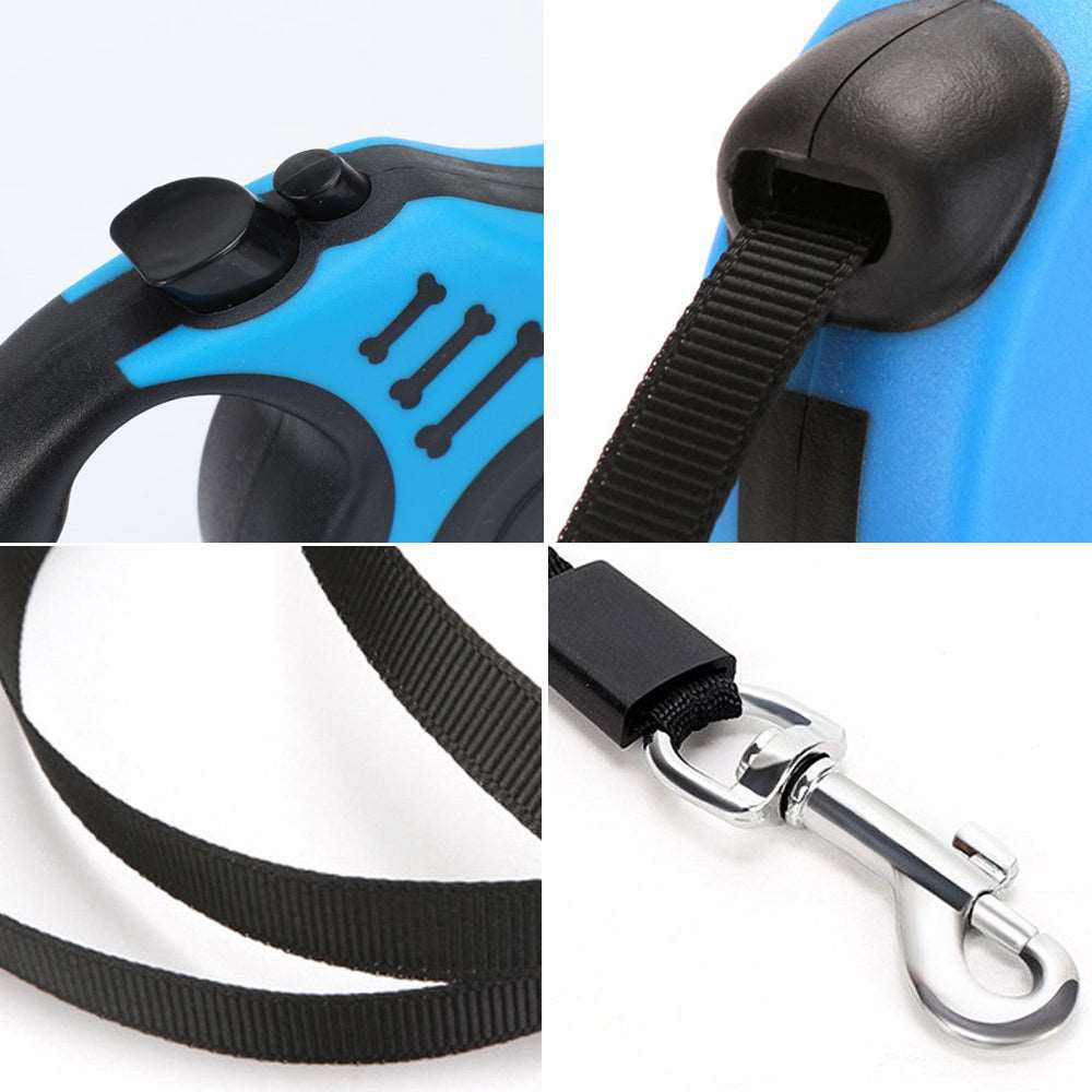 Automatic Retractable Nylon Dog Cat Lead