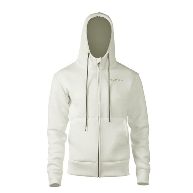 Alpha Brand Hoody Cotton Long Sleeves