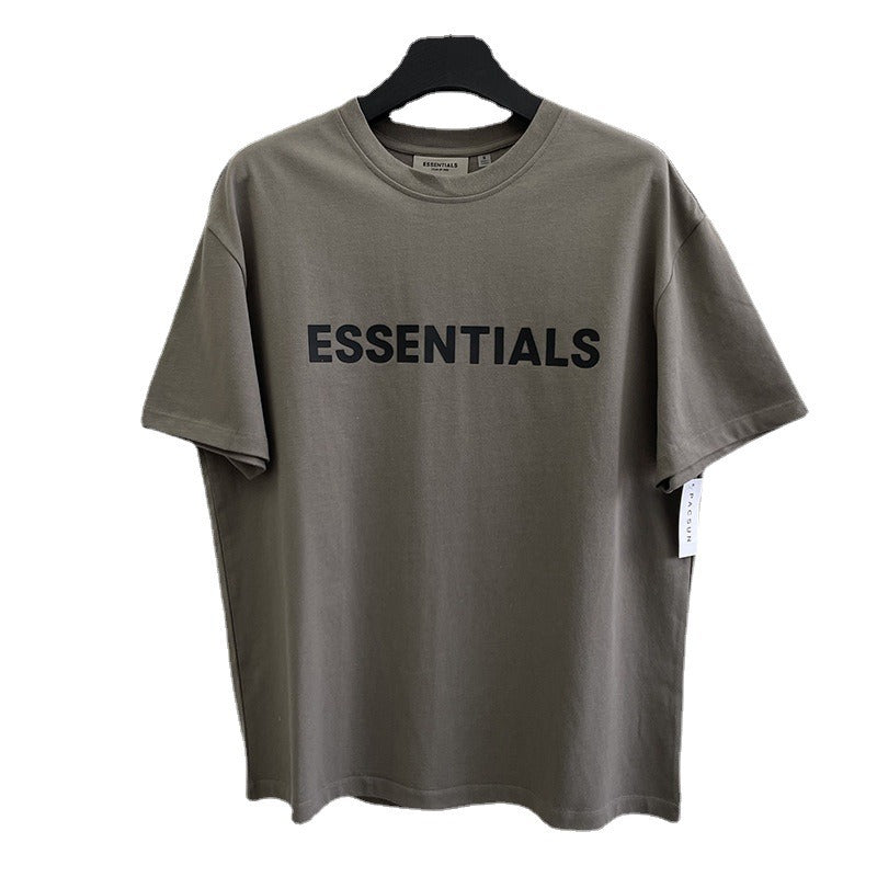 FEAR OF GOD ESSENTIALS Chest Letter High Street Short Sleeve T shirt