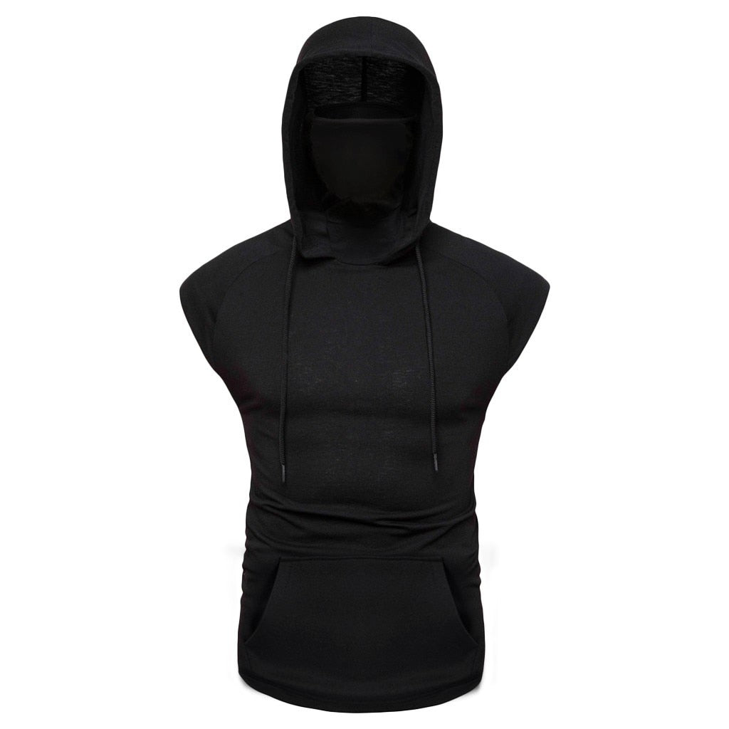 Men's Mask Button Vest