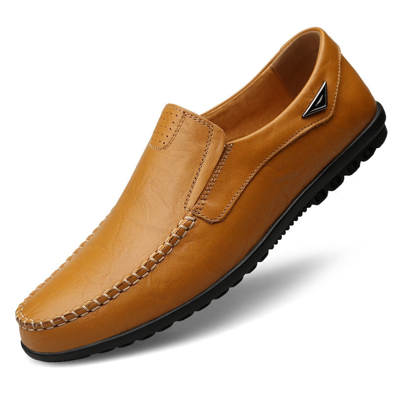 Genuine Leather Mens Moccasin Shoes