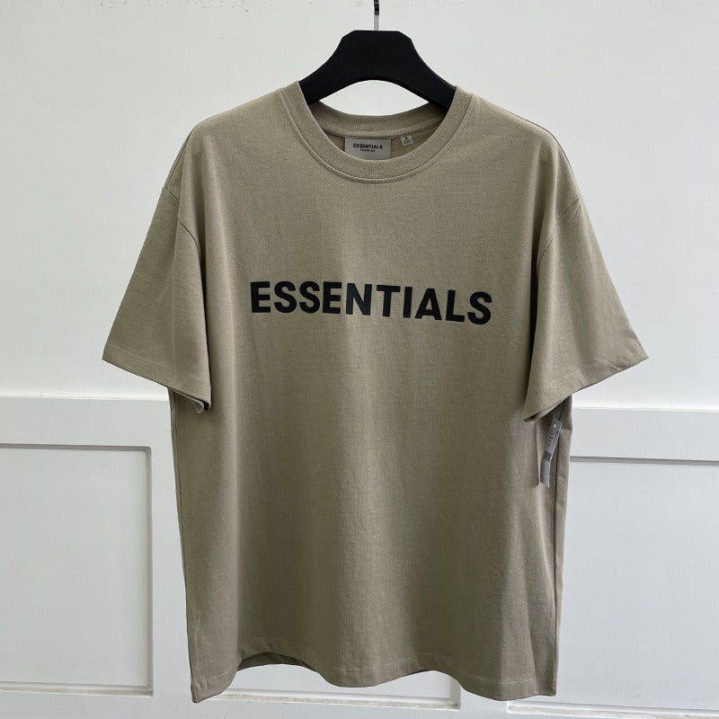 FEAR OF GOD ESSENTIALS Chest Letter High Street Short Sleeve T shirt