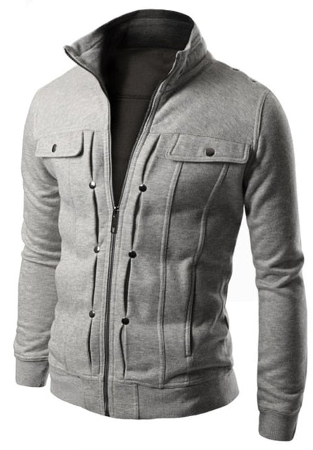 Cardigan Multi Button Hoodies