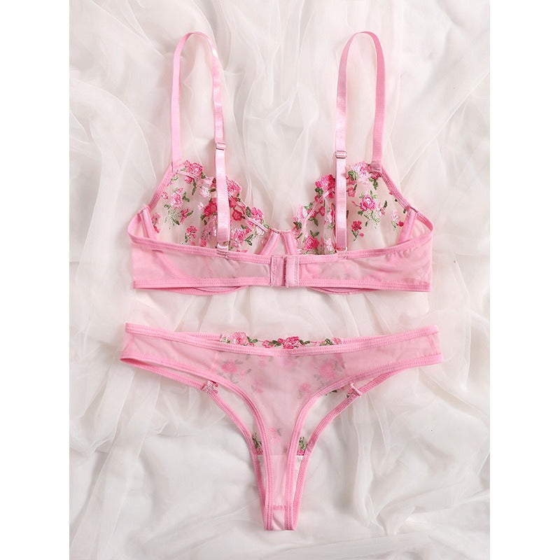 Sweet Sexy Low Waist  Lingerie Set