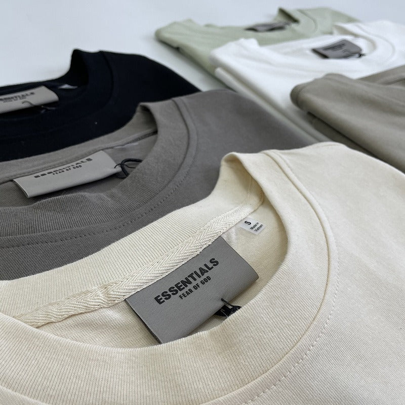 FEAR OF GOD ESSENTIALS Chest Letter High Street Short Sleeve T shirt