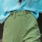 New High Waist Green Mopping Trousers