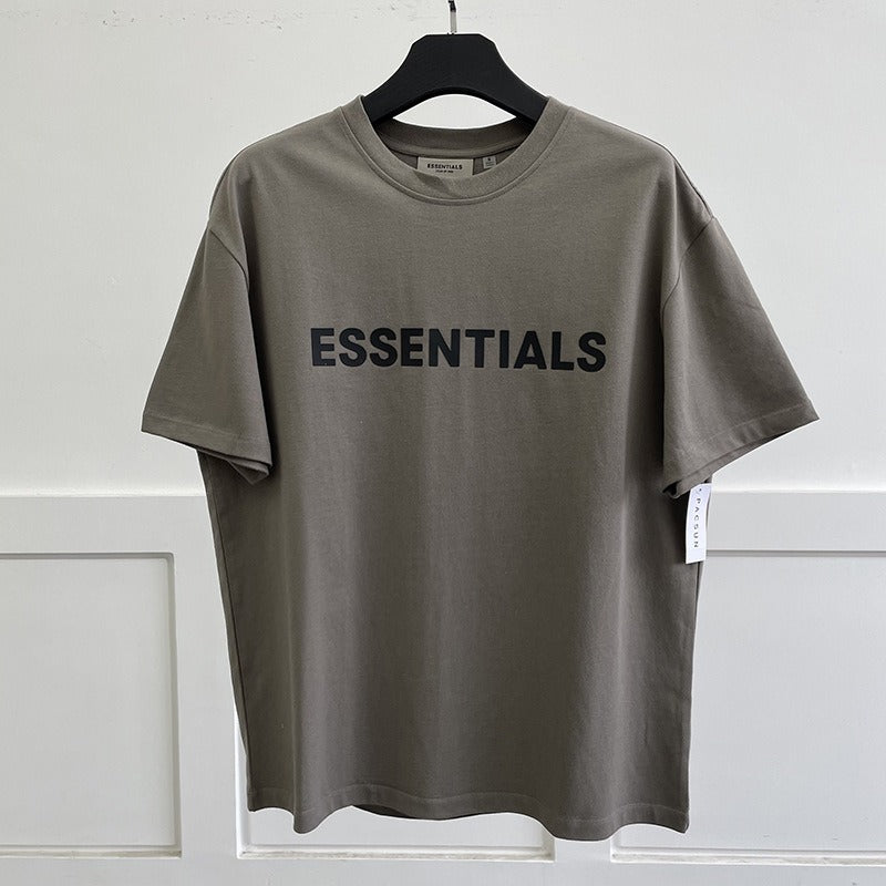 FEAR OF GOD ESSENTIALS Chest Letter High Street Short Sleeve T shirt