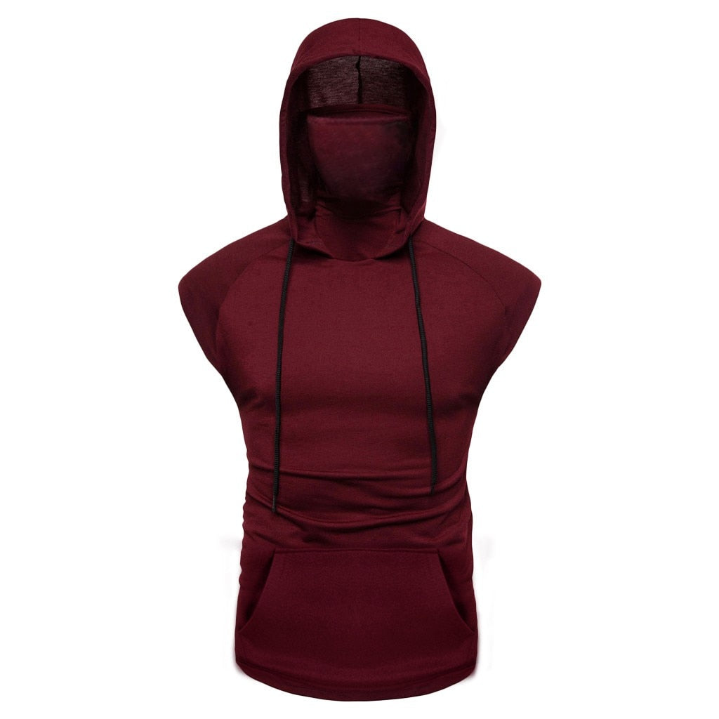 Men's Mask Button Vest