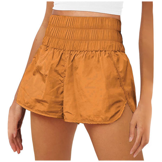 New Elastic High Waist Sports Breathable Quick-Drying Shorts