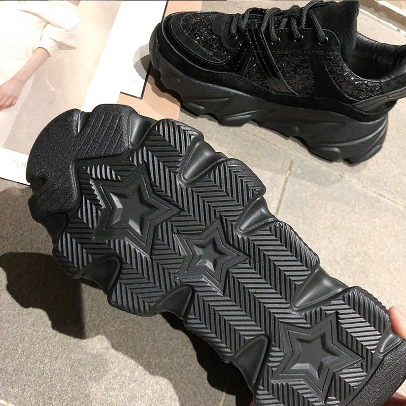 Platform Wedges Chunky Sneakers