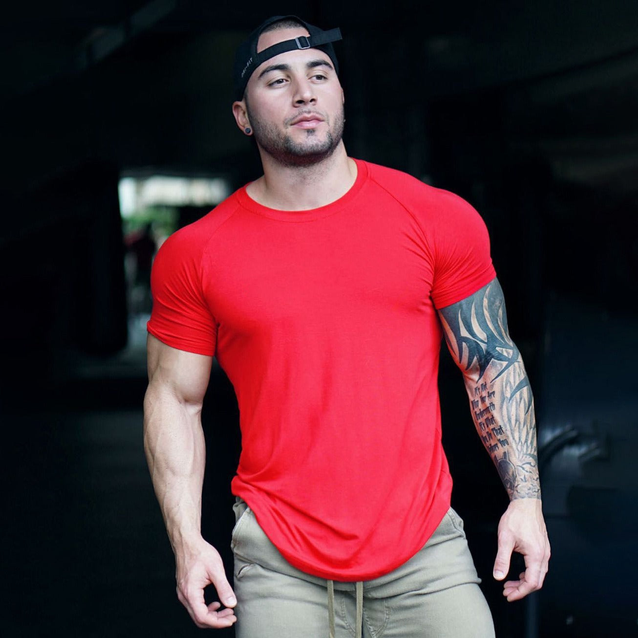 American Sports Fitness T Shirt Mens