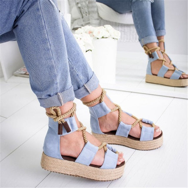 Summer Wedge Women Sandals