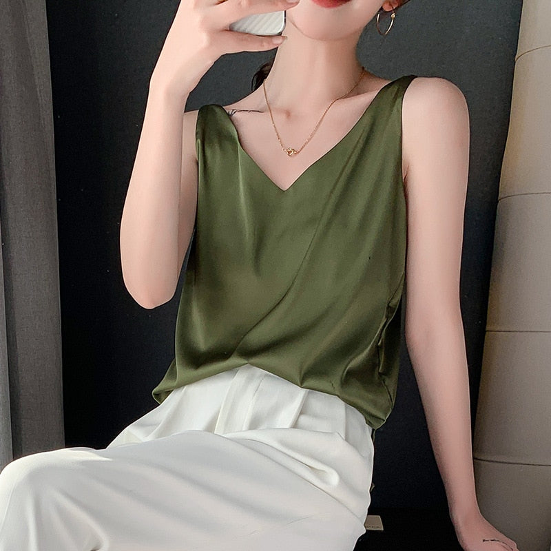 Halter V Neck