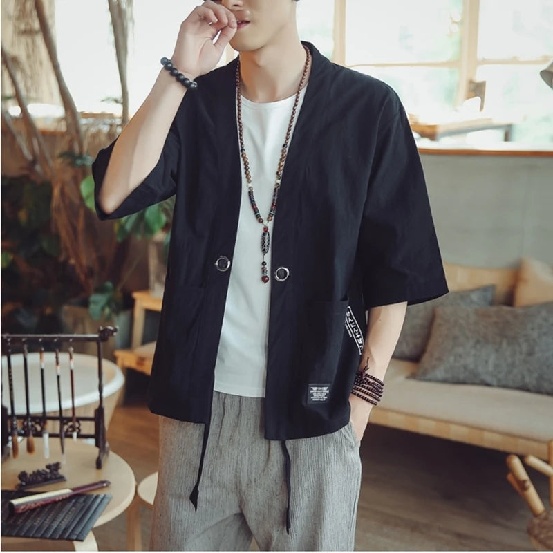 men's haori Japanese samurai traditional Japanese