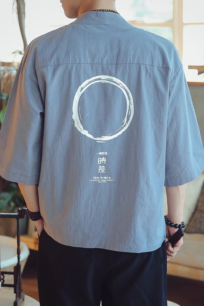 men's haori Japanese samurai traditional Japanese