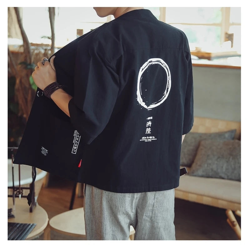 men's haori Japanese samurai traditional Japanese