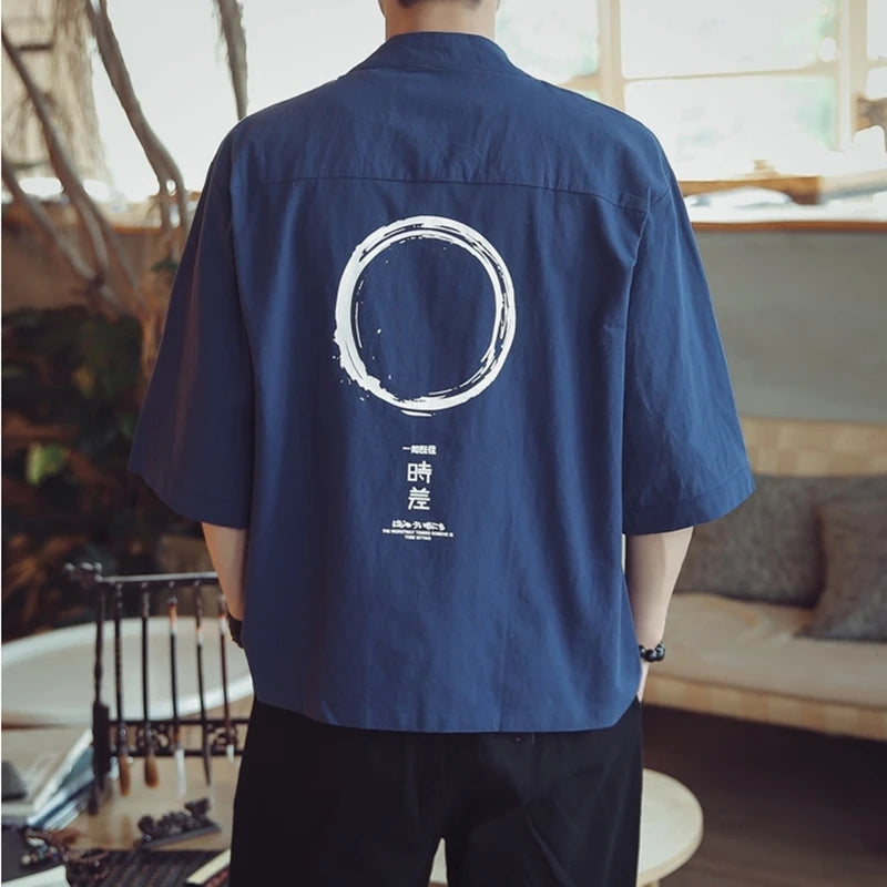 men's haori Japanese samurai traditional Japanese