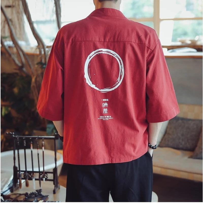 men's haori Japanese samurai traditional Japanese