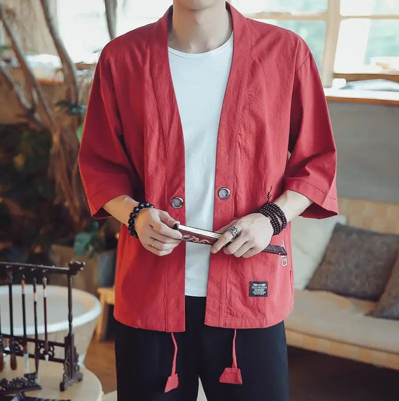men's haori Japanese samurai traditional Japanese