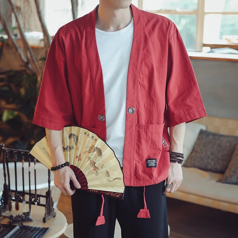 men's haori Japanese samurai traditional Japanese