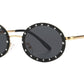 Diamond Oval Small Frame Luxury Sunglasses