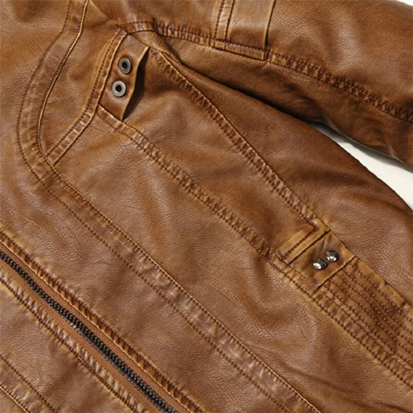 Mountainskin Men's Leather Jackets