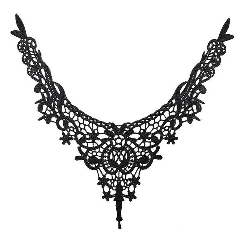Venise Lace Flower Collar Trim