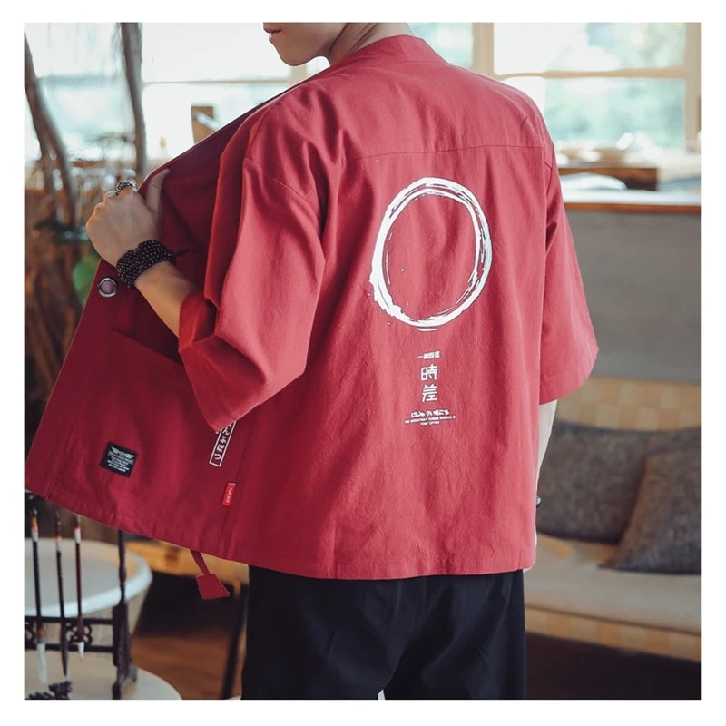 men's haori Japanese samurai traditional Japanese