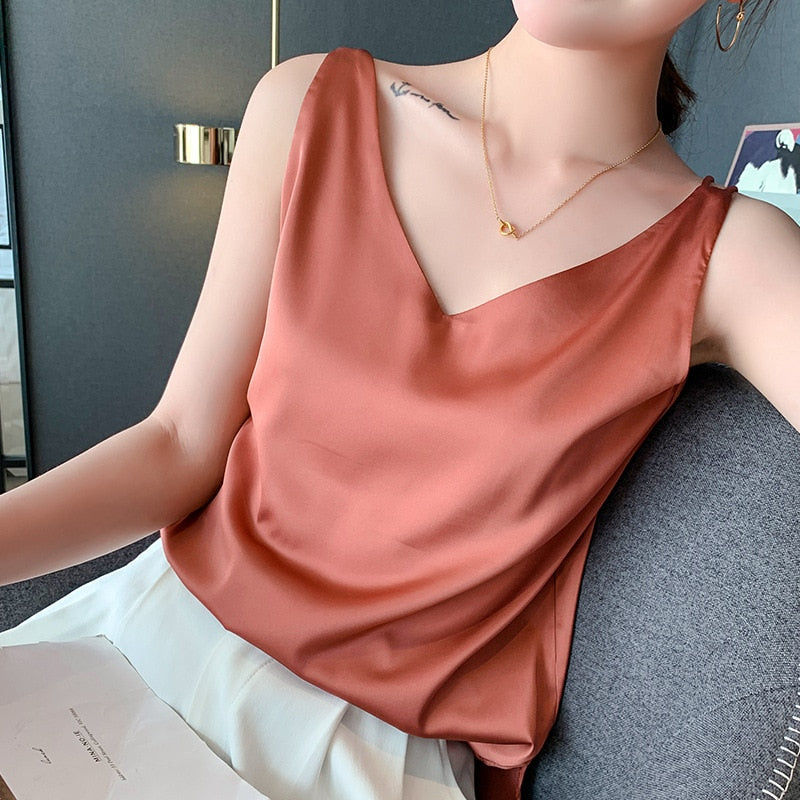 Halter V Neck