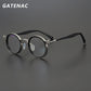 Vintage Round Acetate Glasses Frame Men Retro Myopia Optical Prescription Eyeglasses Frame Women Korea Luxury Brand Eyewear