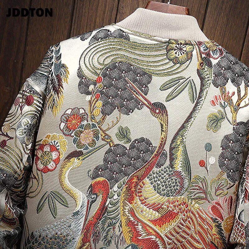 Men's Japanese Embroidery Bomber Jacket