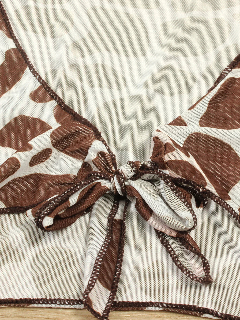 Women's Leopard Print 3-Piece Swimsuit