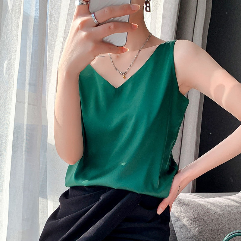 Halter V Neck