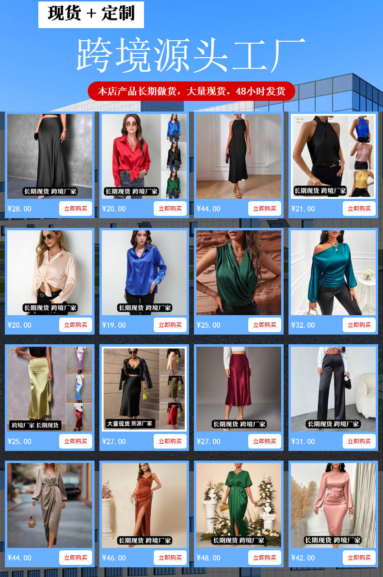 Asymmetrical Long-Sleeved Slope Collar Shirt Top