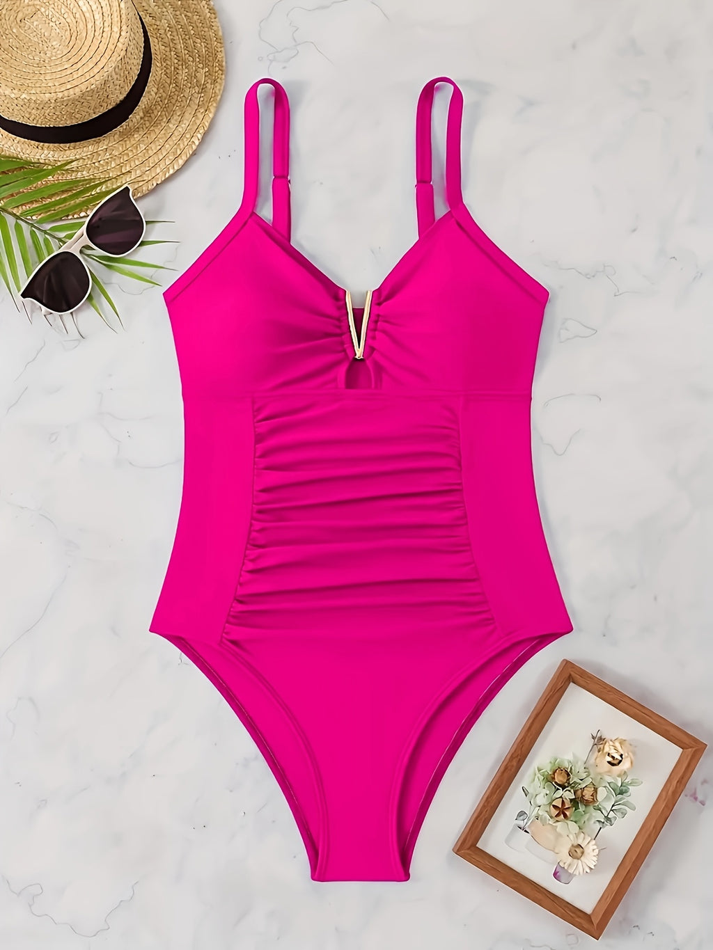 European Style One-Piece Swimsuit