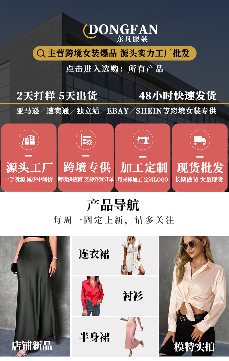 Asymmetrical Long-Sleeved Slope Collar Shirt Top