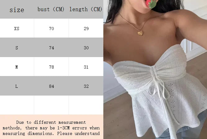 sexy summer strapless top