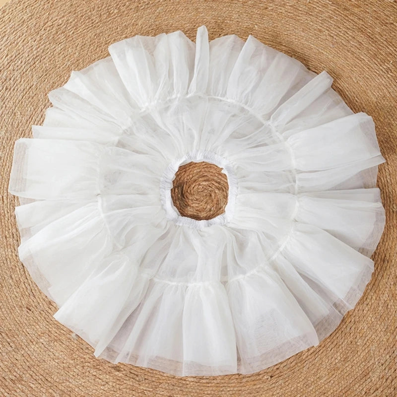 Women's 6-Layer Tulle Ruffled Petticoat