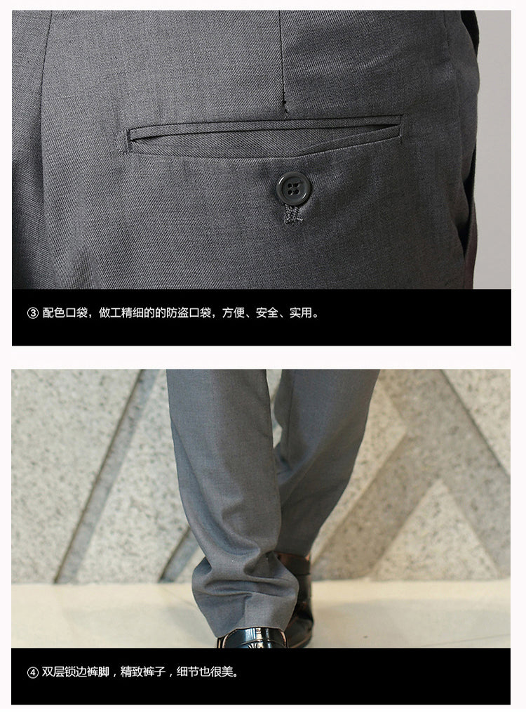 Men's Business Office Suit Pants