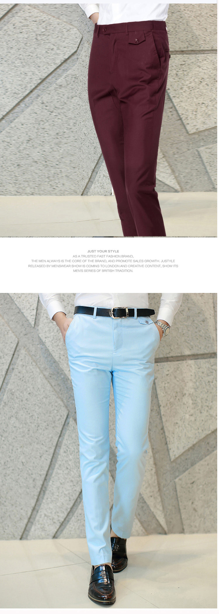 Men's Business Office Suit Pants