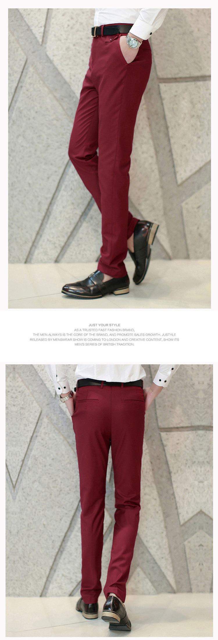 Men's Business Office Suit Pants