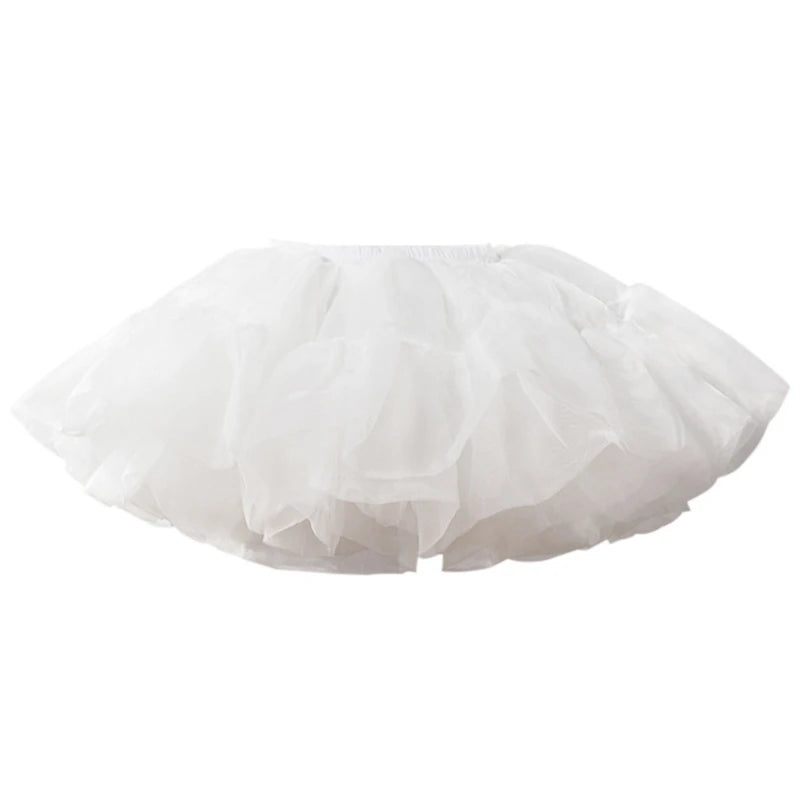Women's 6-Layer Tulle Ruffled Petticoat
