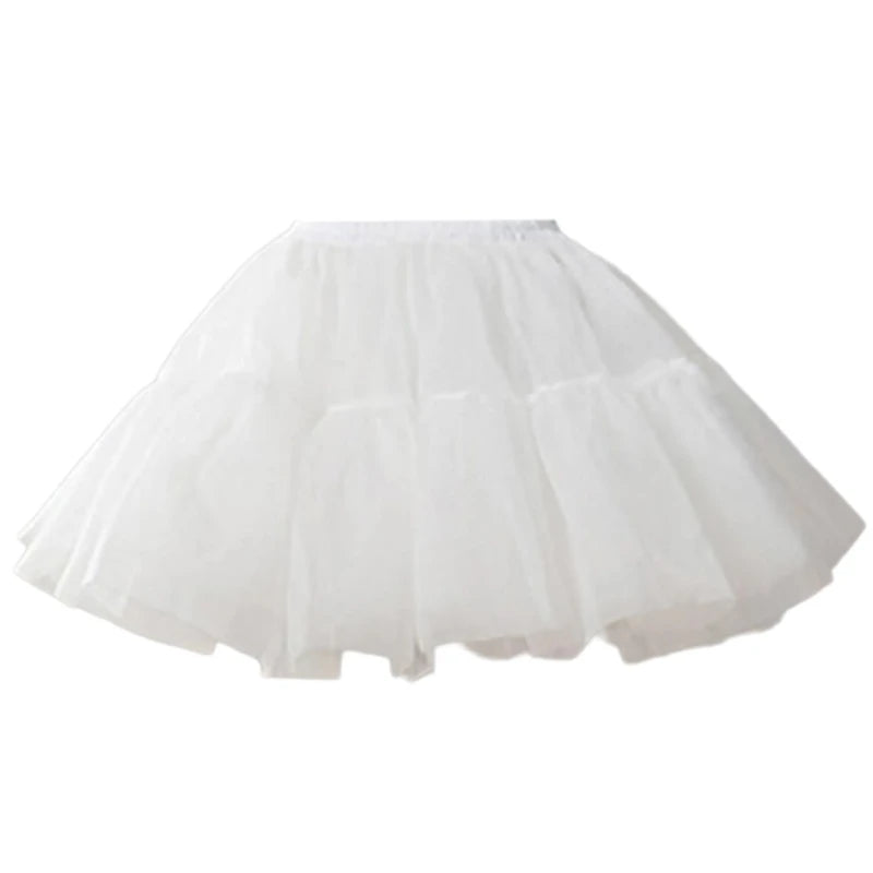 Women's 6-Layer Tulle Ruffled Petticoat