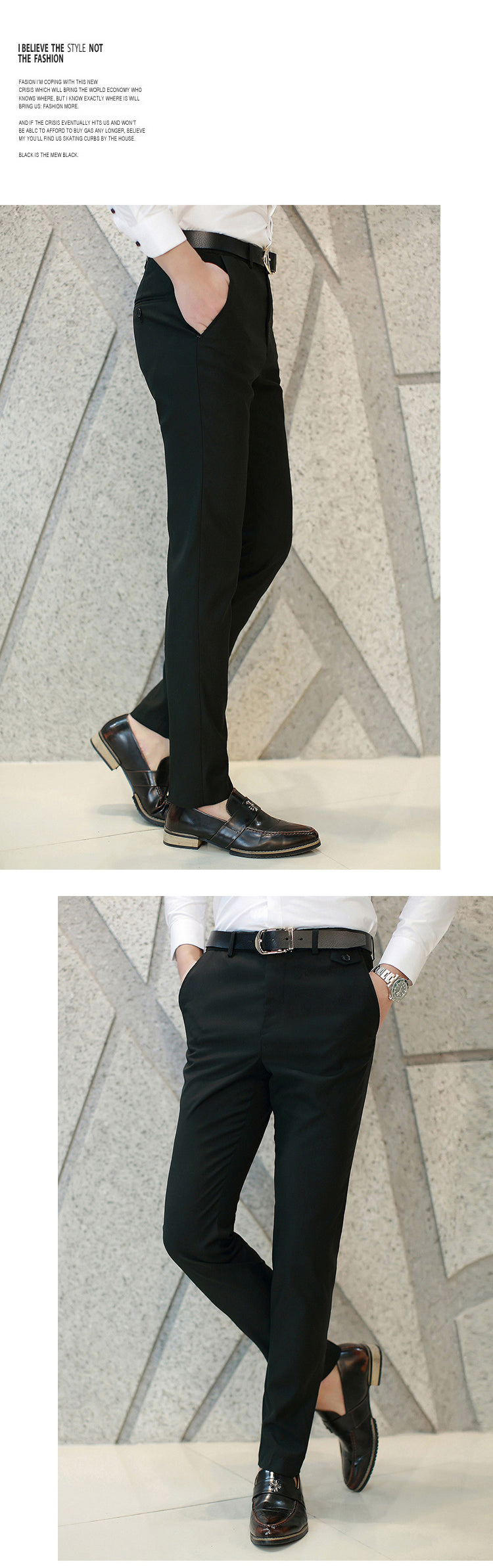 Men's Business Office Suit Pants
