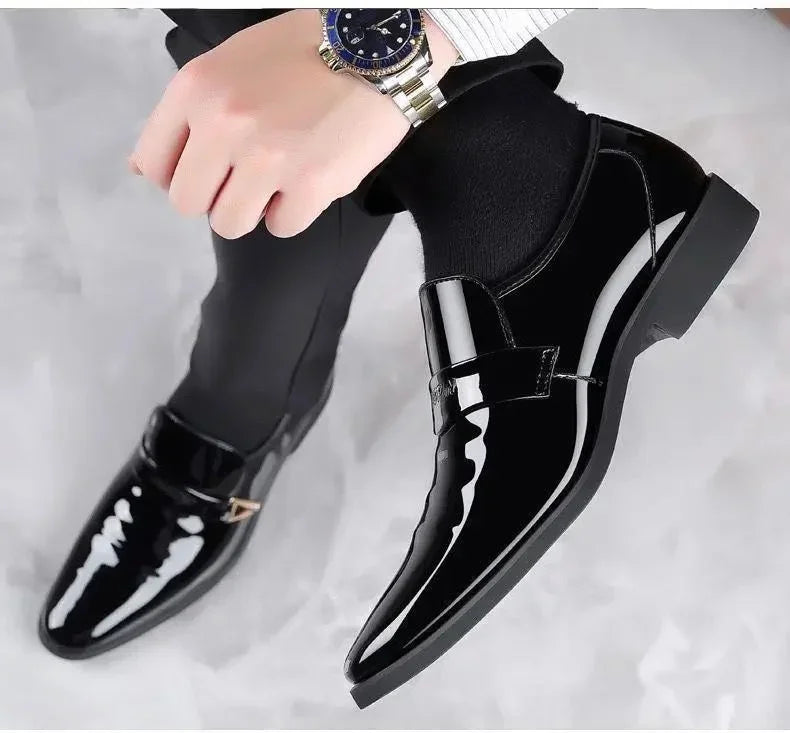 Men's Leather Business Dress Shoes