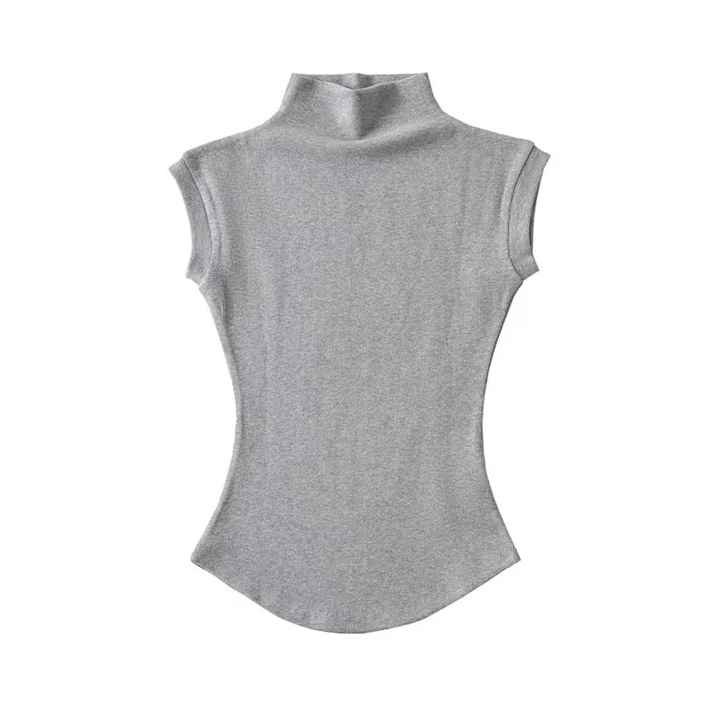Sexy Turtleneck Sleeveless