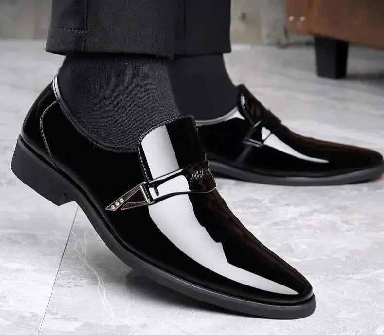 Men's Leather Business Dress Shoes